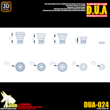 Anubis DUA-024 Thruster Detail Upgrade Accessories