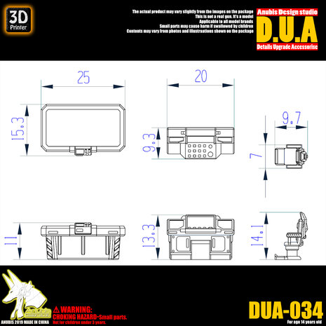 Anubis DUA-034 Mainframe Terminal Accessories 02