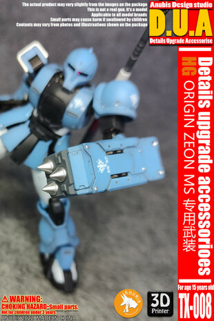 Anubis TX-008 HG Origin ZEON MS Schouder Armor Upgrade