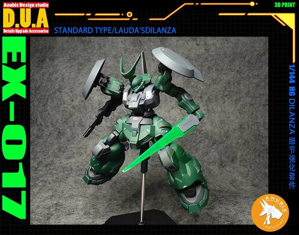 Anubis EX-017 HG Dilanza Upgrade Parts