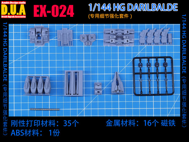 Anubis EX-024 HG Dariblade Upgrade Parts