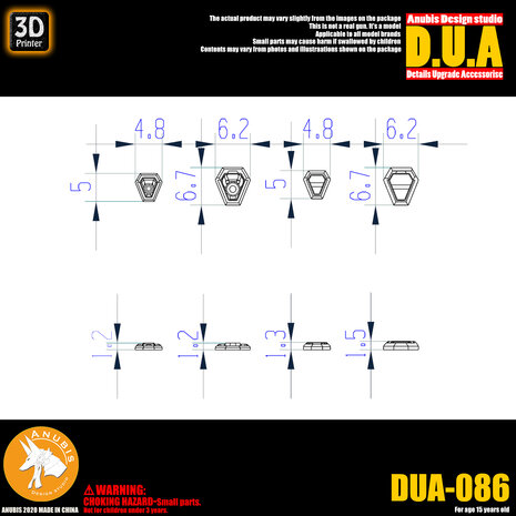 Anubis DUA-086 Detail Upgrade Accessories