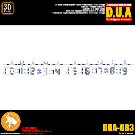 Anubis DUA-083 Detail Upgrade Accessories