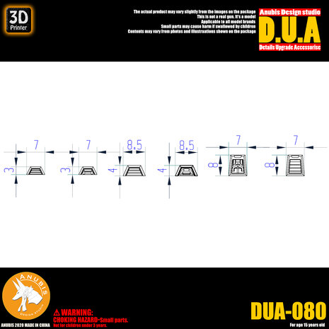 Anubis DUA-080 Detail Upgrade Accessories