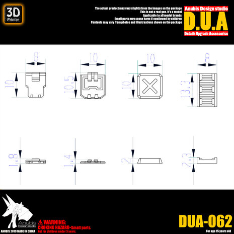 Anubis DUA-062 Detail Upgrade Accessories