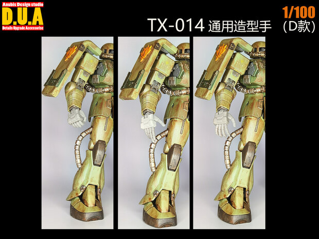 Anubis TX-014 1/100 MS Handen voor Zaku