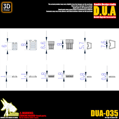 Anubis DUA-035 Detail Upgrade Accessories