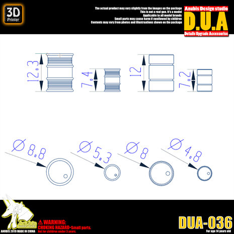 Anubis DUA-036 Diorama Barrels