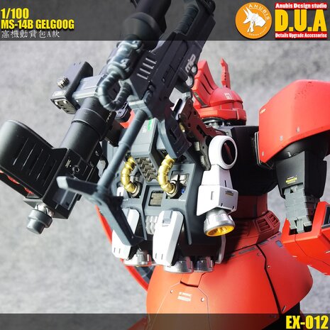 Anubis EX-012 MG MS-14 Gelgoog Char Red Warrior 2.0 Backpack