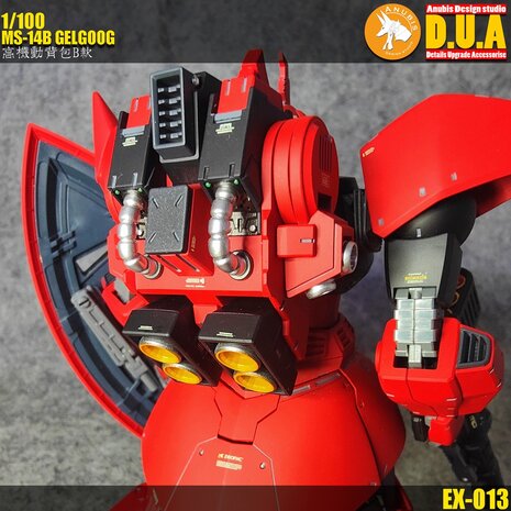 Anubis EX-013 MG MS-14 Gelgoog Char Red Warrior 2.0 Backpack B