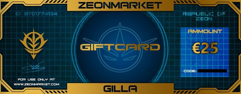 Giftcard 25 Euro