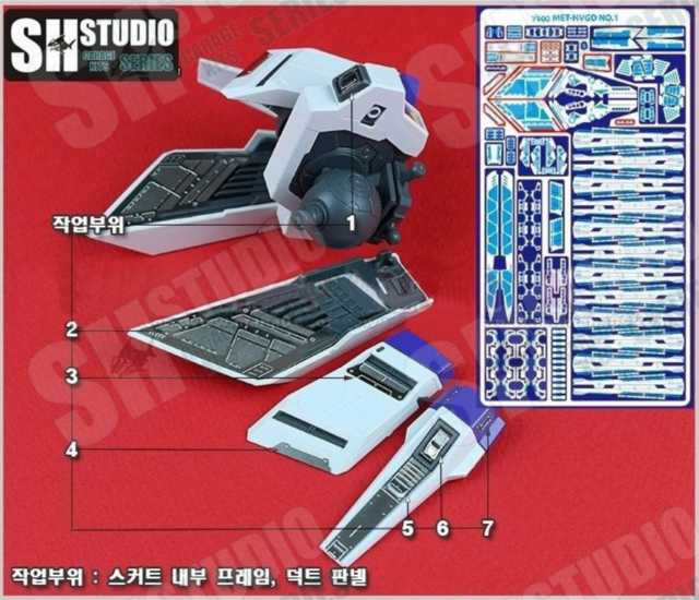 SH Studio MG RX-93-V2 Hi-Nu Set SHEU005