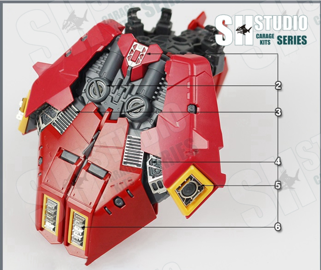 SH Studio RG MSN-04 Sazabi Set SHEU012