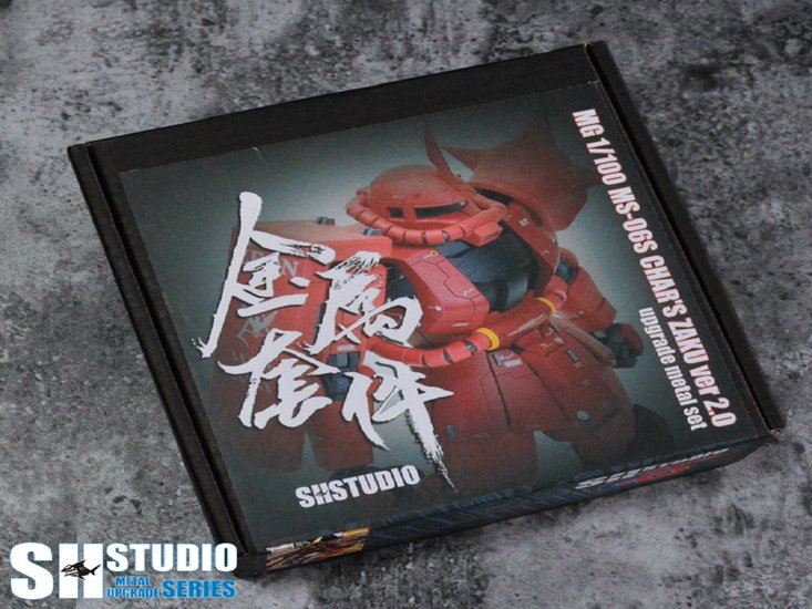 SH Studio MG Zaku II 06S Metal Set Rood 12 Opties