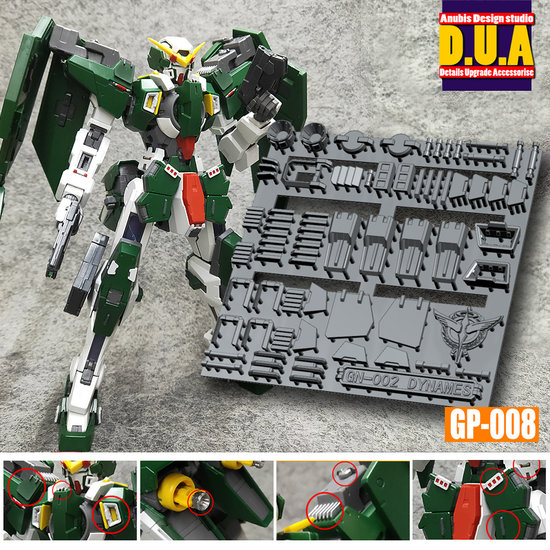 Anubis GP008 MG Dynames GN-002 Detail Set