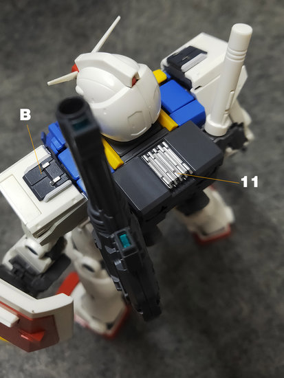 Anubis GP012 MG RX-78-2 Origin Detail Set