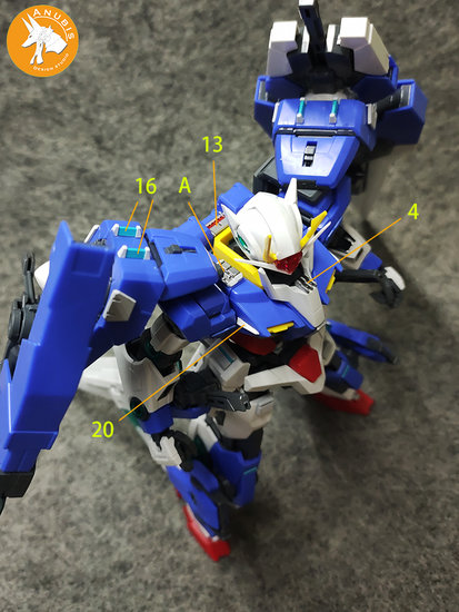 Anubis GP020 MG Seven Sword GN-0000/7S 00 Detail Set