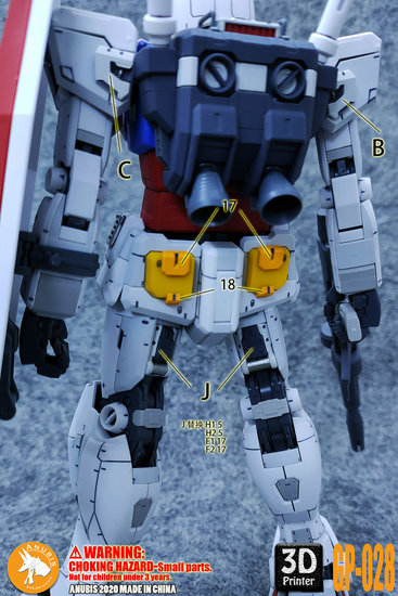 Anubis GP028 MG RX-78-2 3.0 Detail Set