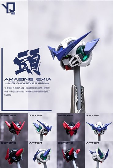 AnchoreT YujiaoLand MG Amazing Exia V1,25 Dress-up Kit + Metal thruster