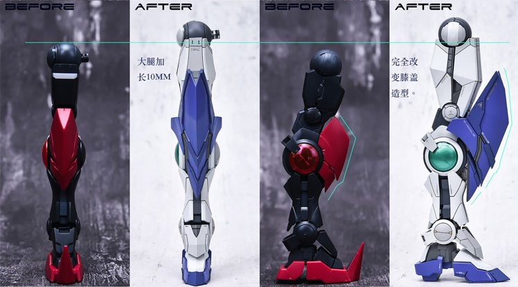 AnchoreT YujiaoLand MG Amazing Exia V1,25 Dress-up Kit + Metal thruster