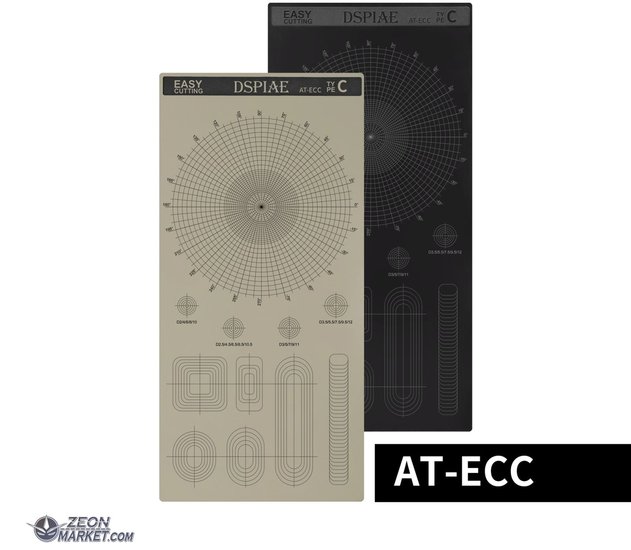 DSPIAE Masking Tape Snij Mat AT-ECC (Concentrische Cirkels)