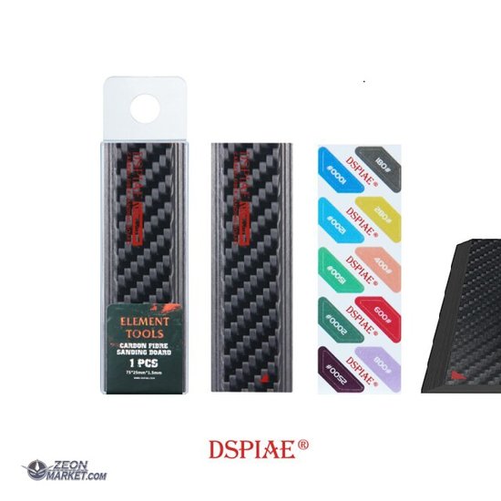 DSPIAE Carbon Fiber Sanding Board CFB-25