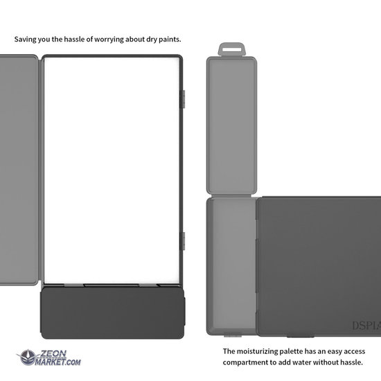 DSPIAE Wet Palette Voor Acrylverf MP-01