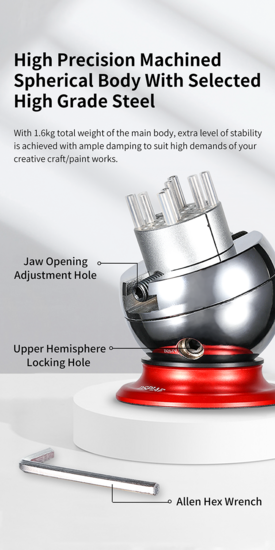 DSPIAE Omnidirectional Spherical Vise AT-SV