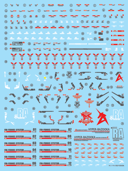 Delpi-Decal RG RX-93 NU Holo Polygonal