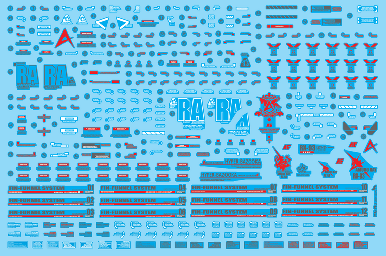 Delpi-Decal MG RX-93 NU Holo Polygonal