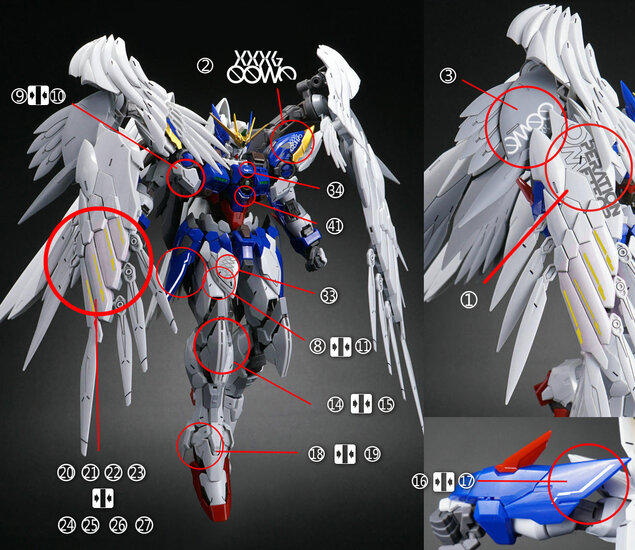 Flaming-Snow HIRM-02 Wing Zero Fluorescerend