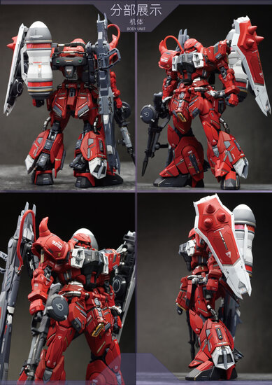 AEther MG Zaku Warrior Gunner Dress-up Kit