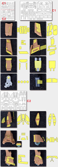 Cantonese-C Precut Tape voor MG AOK Silveroaks HI-NU