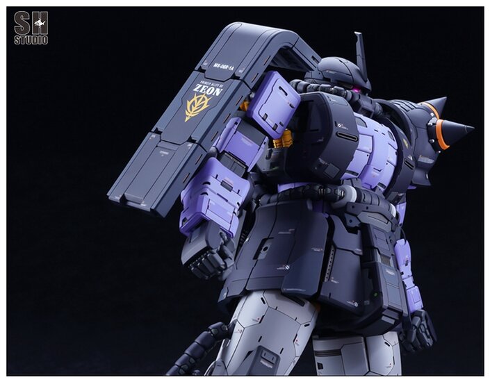 SH Studio x GM Dream PG Zaku II Black Tri-Stars GK of Accessoires