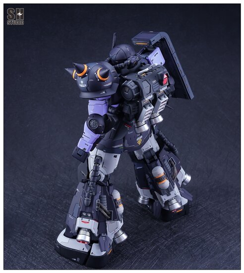 SH Studio x GM Dream PG Zaku II Black Tri-Stars GK of Accessoires