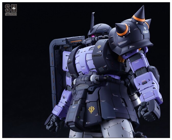 SH Studio x GM Dream PG Zaku II Black Tri-Stars GK of Accessoires