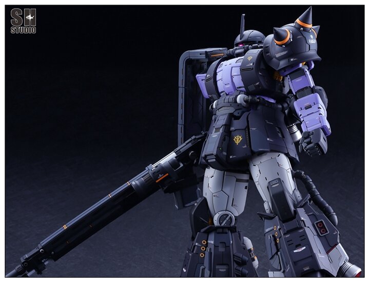 SH Studio x GM Dream PG Zaku II Black Tri-Stars GK of Accessoires