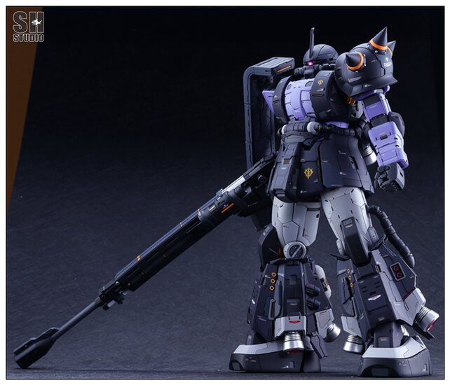 SH Studio x GM Dream PG Zaku II Black Tri-Stars GK of Accessoires