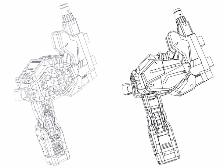 SH Studio x GM Dream PG HeavyArms H1 or H2 Full Resin Kit