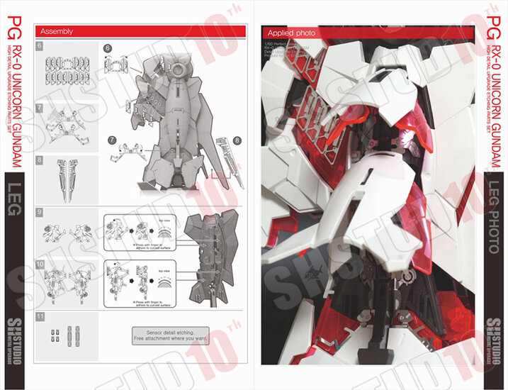 SH Studio PG RX-0 Unicorn Set SHEU029