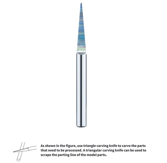 DSPIAE TS-01 Serie Tungsten Staal Driehoekige Scriber