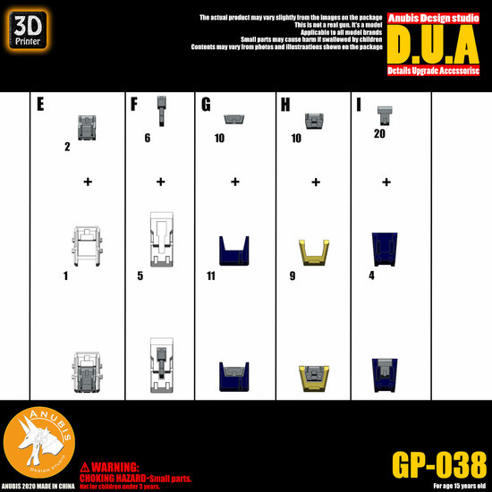 Anubis GP038 RG RX-178 MK-II Detail Set