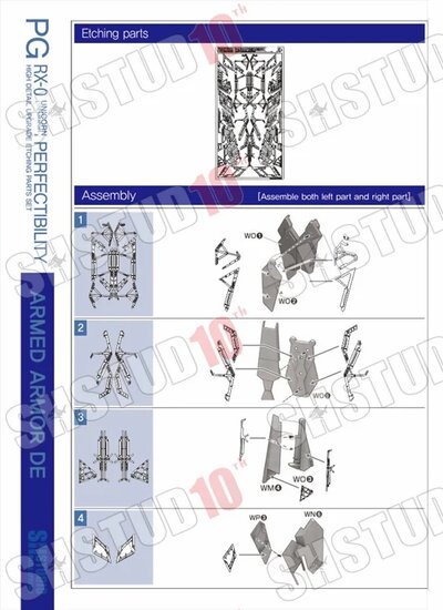 SH Studio PG RX-0 Perfectibility Unicorn Gundam Set