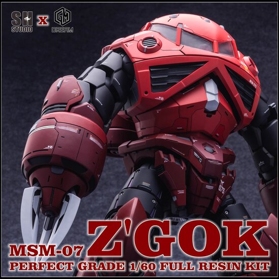 SH Studio x GM Dream PG MSM-07 Z&#039;Gok Full Kit +LED or Accessories