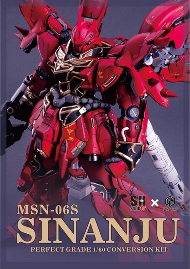 SH Studio x GM Dream PG MSN-06S Sinanju (Deluxe version) Dress-Up Kit