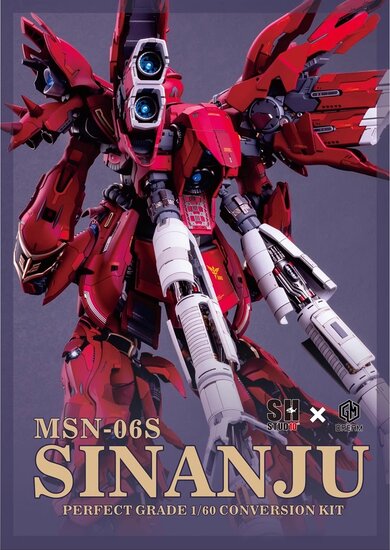 SH Studio x GM Dream PG MSN-06S Sinanju (Deluxe version) Dress-Up Kit