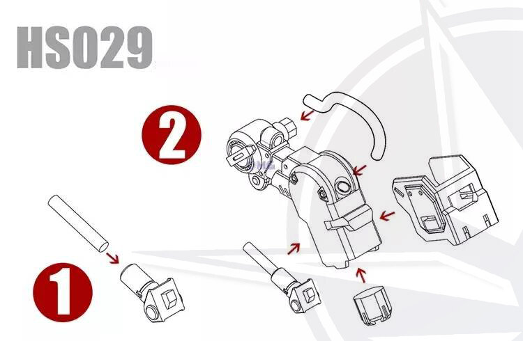 Moshi HS029 Multi-Use Hydraulische Backpack Upgrade Part 2x