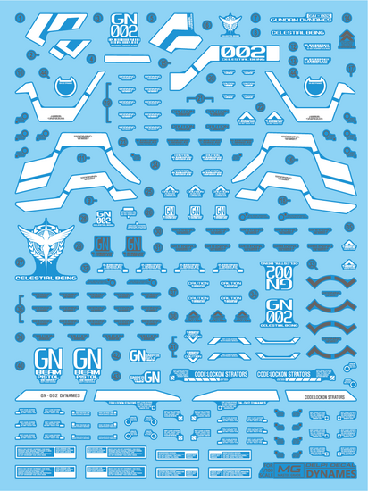 Delpi-Decal MG Dynames Normaal