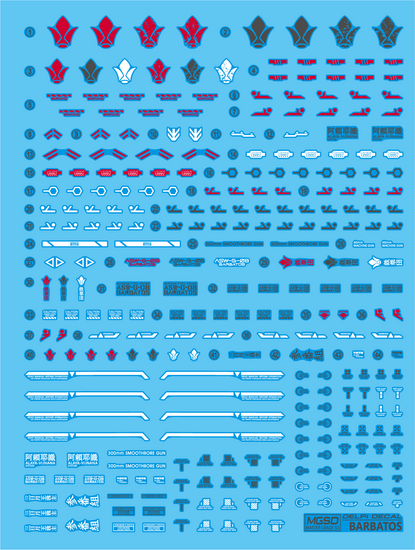 Delpi-Decal MGSD Barbatos Normaal