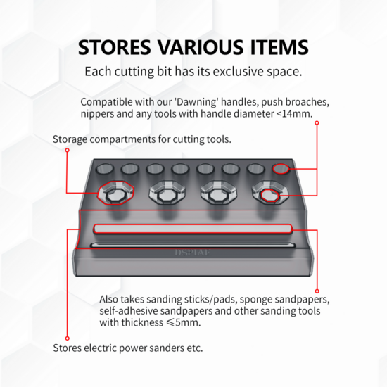 DSPIAE Tool Storage Rack PT-R